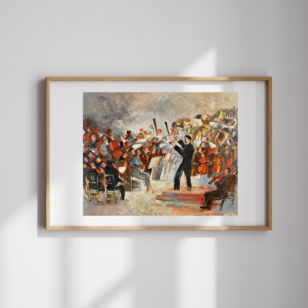 Jean Dufy - Senfoni Orkestrası fine art baskı