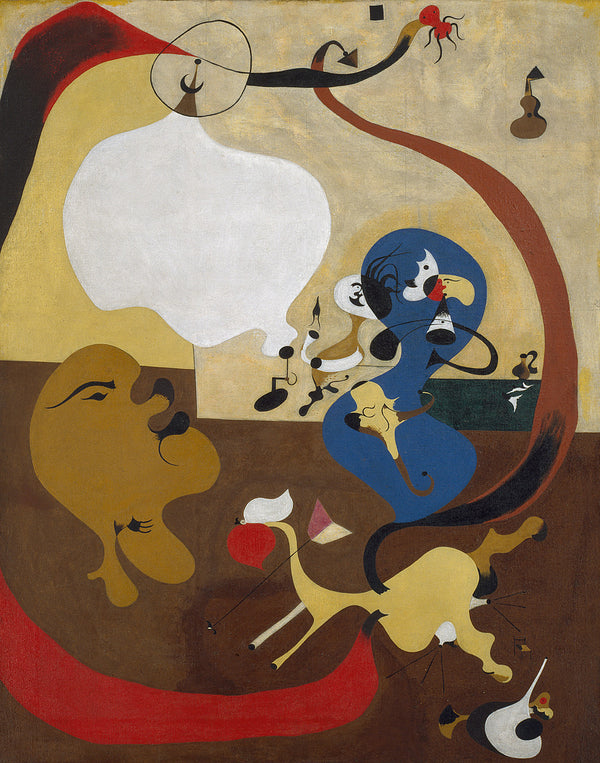 Joan Miró - Hollanda İç Mekânı II Tablo