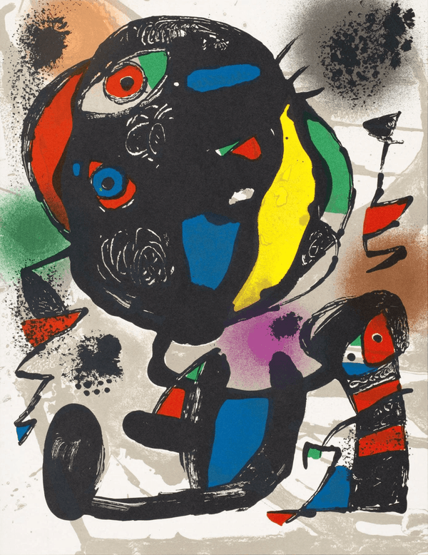 Joan Miró - Lithographes IV Fine Art Baskı