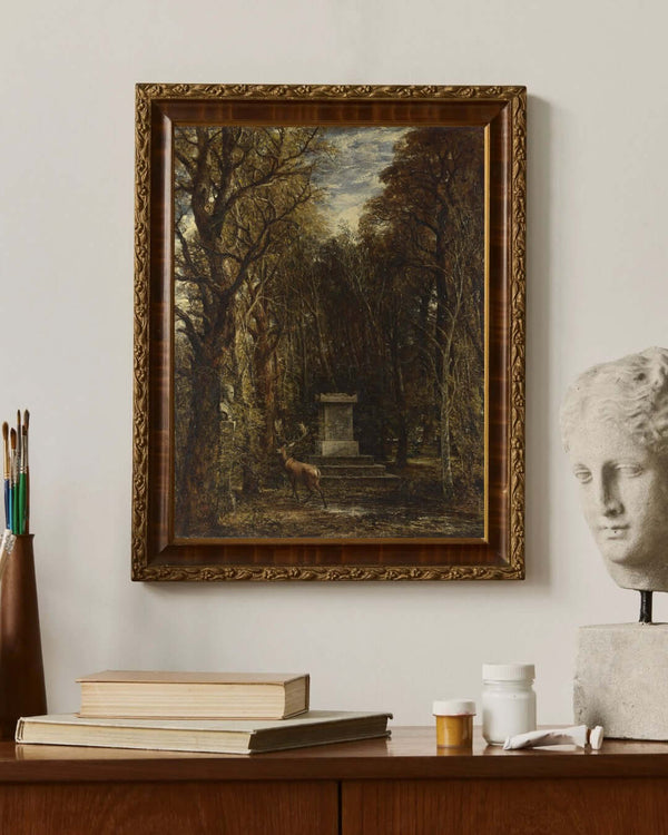 John Constable - Sir Joshua Reynolds Anıtı Fine Art Baskı