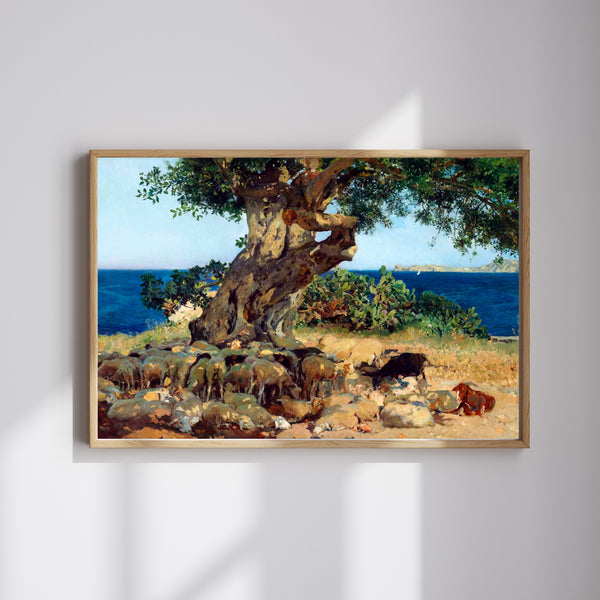 Joaquín Sorolla - Keçiboynuzu Ağacı