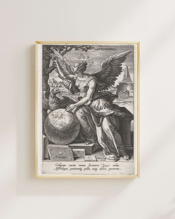 Johann Sadeler - Astronomi Fine Art Baskı