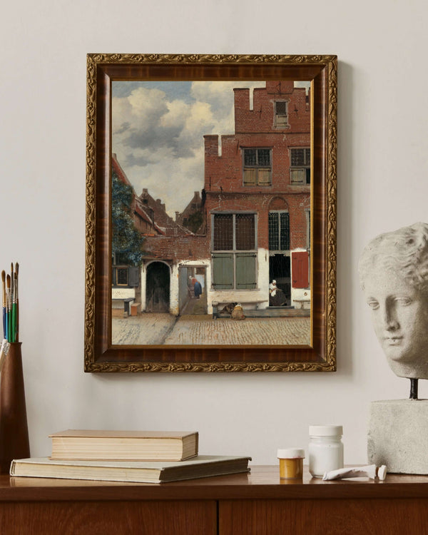 Johannes Vermeer - View of the Houses Known as Little Street in Delft