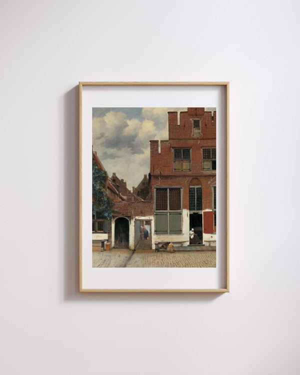 Johannes Vermeer - View of the Houses Known as Little Street in Delft