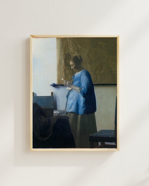 Johannes Vermeer - Mektup Okuyan Kadın