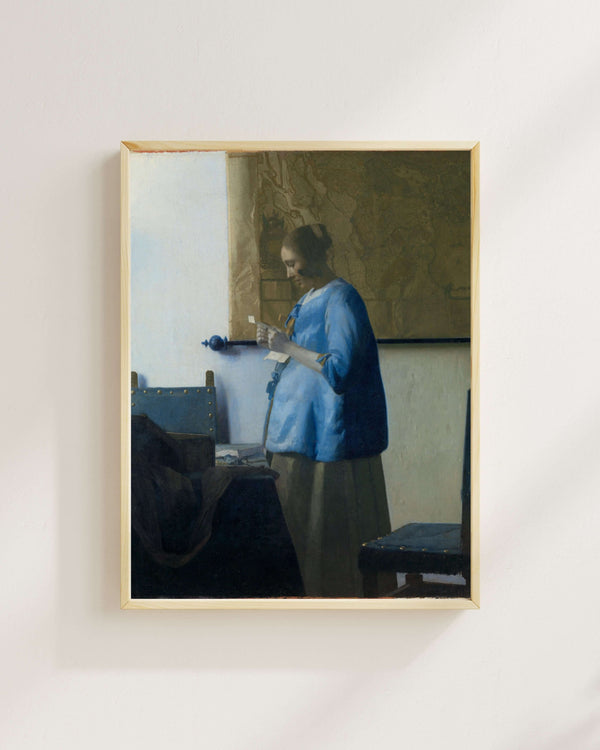 Johannes Vermeer - Woman Reading a Letter
