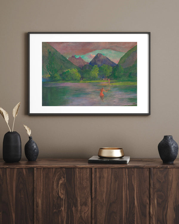 John La Farge - Tautira Nehri Girişi Çerçeve