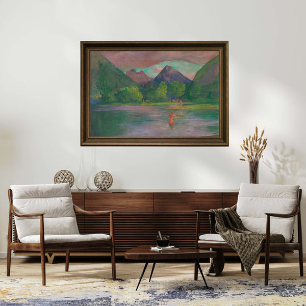 John La Farge - Tautira Nehri Girişi Fine Art Baskı