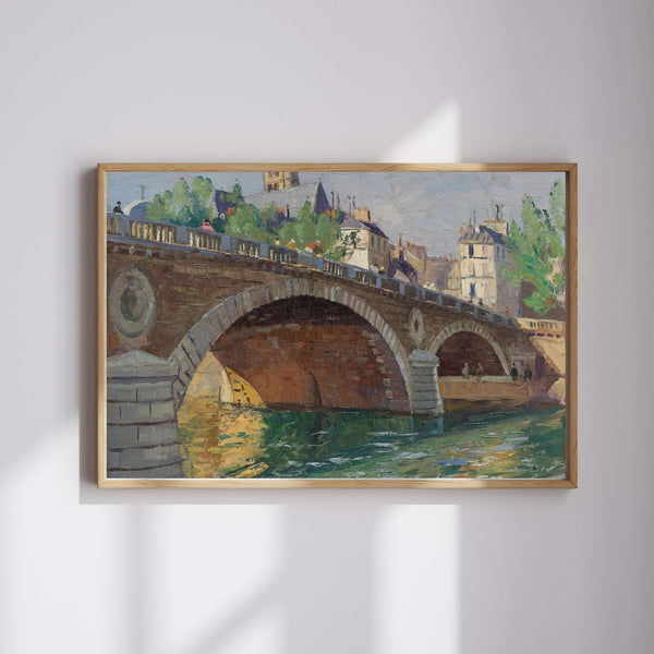 John William Ashton - Pont au Change Paris Fine Art Baskı