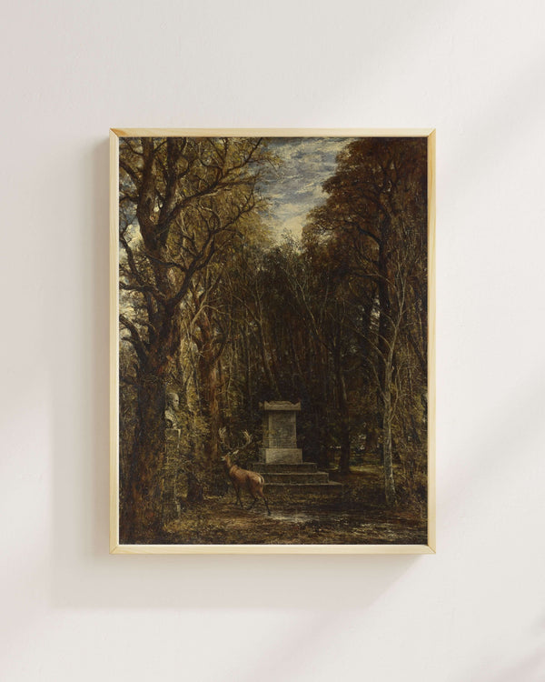 John Constable - Sir Joshua Reynolds Anıtı Fine Art Baskı