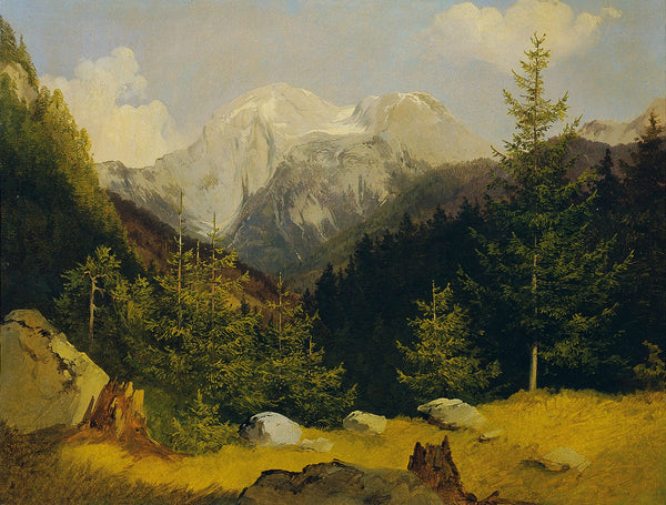 Josef Holzer - Hoher Göll Dağı Fine Art Baskı