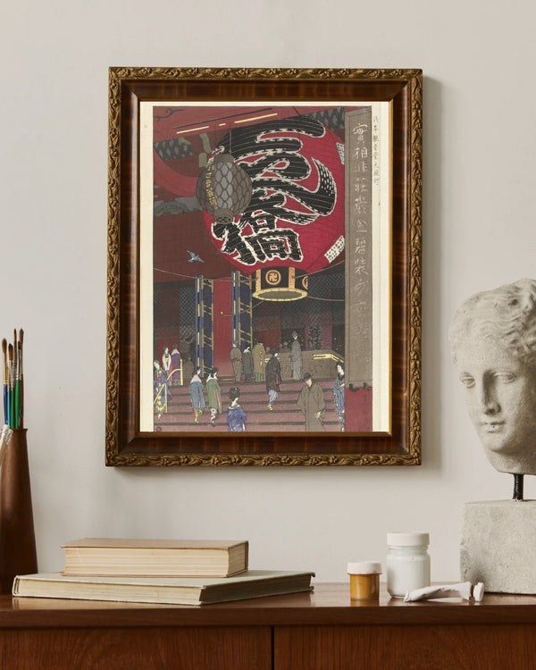 Kasamatsu Shirō - Asakusa’daki Kannon Tapınağı’nın Büyük Feneri