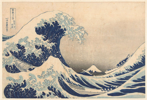 Katsushika Hokusai - Büyük Dalga tablo