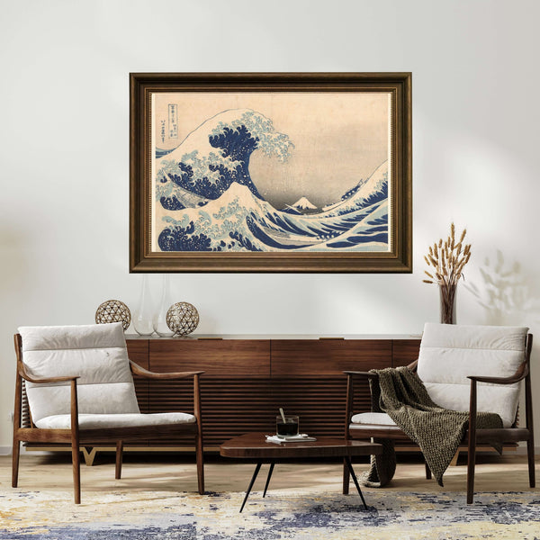 Katsushika Hokusai - Büyük Dalga fine art baskı