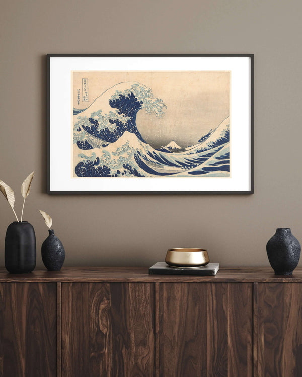 Katsushika Hokusai - Büyük Dalga çerçeve