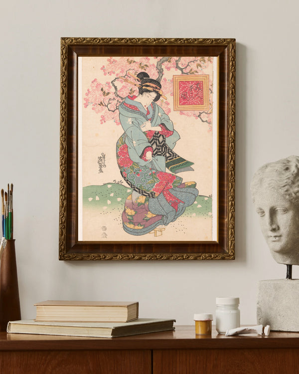 Keisai Eisen - Bahar Fırtınasında Güzeller