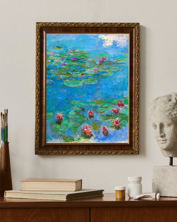 Claude Monet - Nilüferler çerçeve
