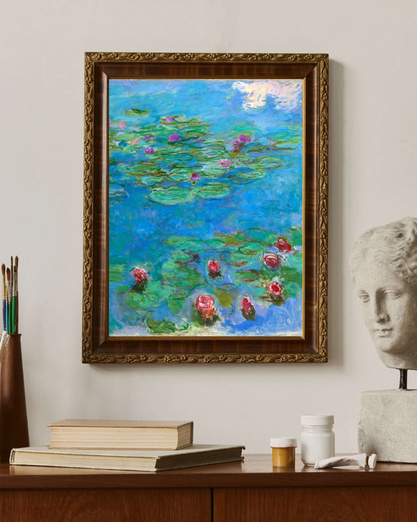 Claude Monet - Nilüferler çerçeve