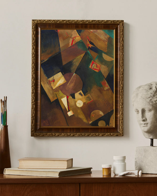 Kurt Schwitters - Merzbild 5 B Çerçeve