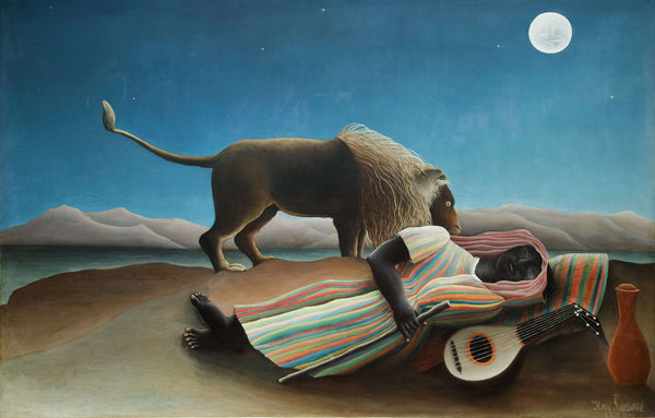 Henri Rousseau - Uyuyan Çingene Fine Art Baskı