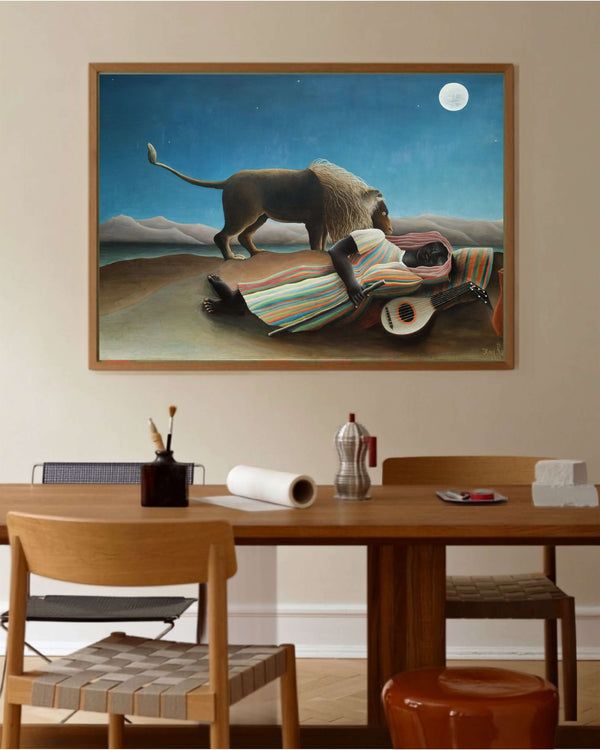 Henri Rousseau - Uyuyan Çingene Fine Art Baskı