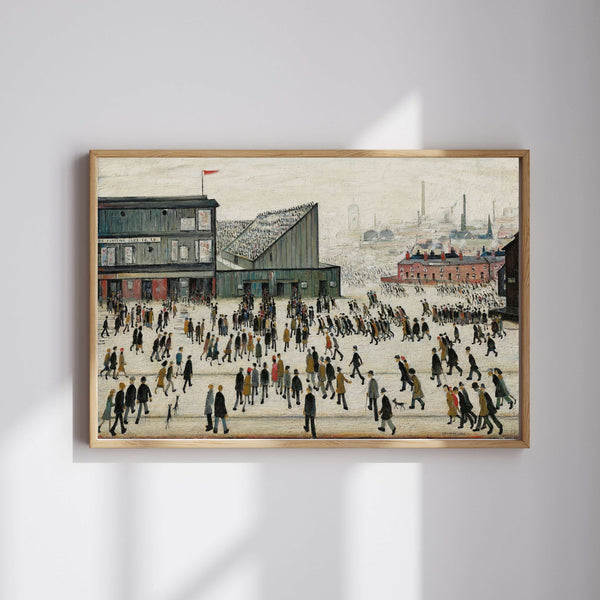 L.S Lowry - Maça Gidiş Fine Art Baskı
