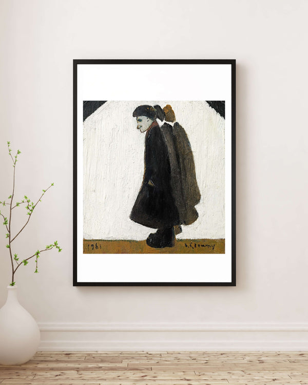 L. S. Lowry - Bir Şeye Bakan Adam fine art baskı