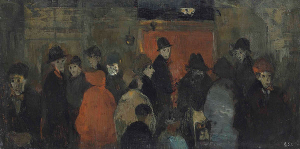 L. S. Lowry - Kalabalık Fine Art Baskı