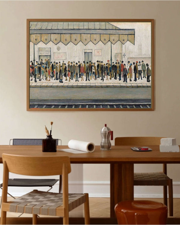 L. S. Lowry - Tren Peronu Fine Art Baskı