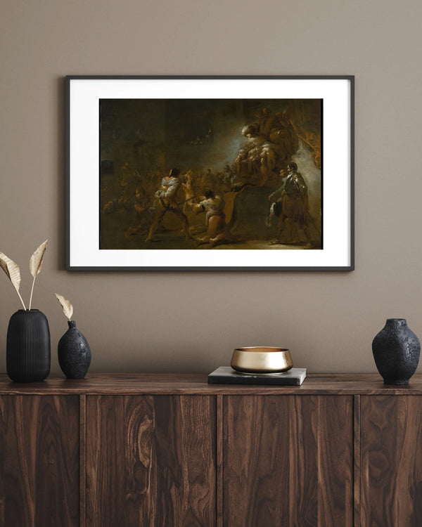 Leonaert Bramer - Süleyman’ın Hükmü Fine Art Baskı