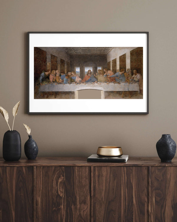 Leonardo da Vinci - Son Akşam Yemeği fine art baskı