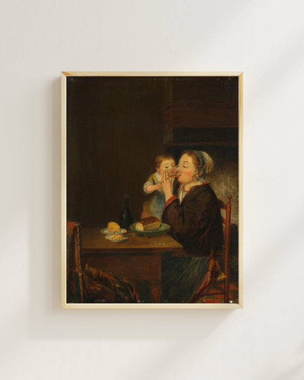 Louis Bernard Coclers - Bir Anne ve Çocuğu