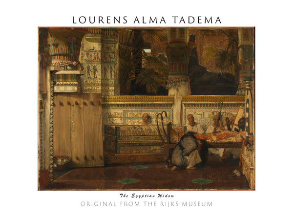 Lourens Alma Tadema - Mısırlı Dul Kadın fine art baskı
