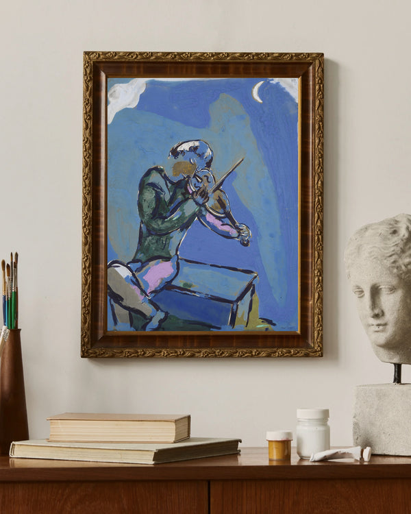 Marc Chagall - Mavi Kemancı