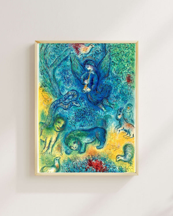 Marc Chagall - Sihirli Flüt Fine Art Baskı
