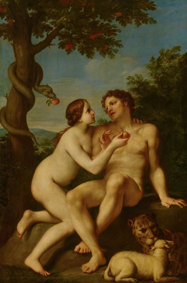Marcantonio Franceschini - Âdem ve Havva tablo
