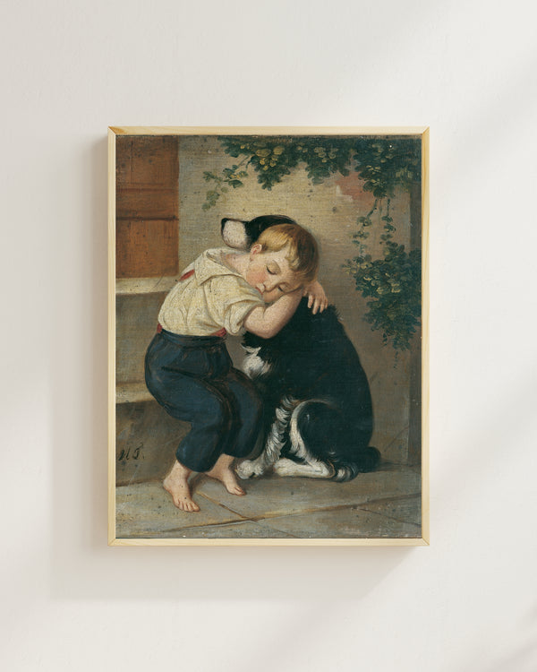 Maria Theresia von Österreich-Este - Köpekli Erkek Çocuk