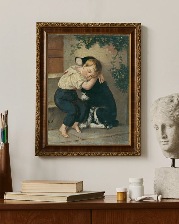 Maria Theresia von Österreich-Este - Köpekli Erkek Çocuk
