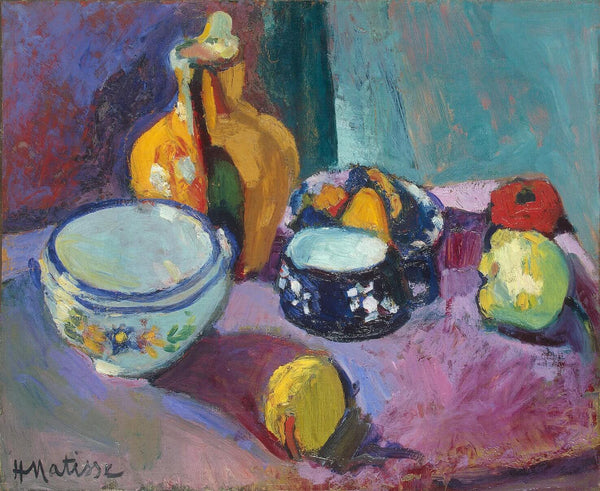 Henri Matisse - Tabaklar ve Meyveler