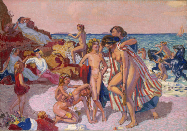 Maurice Denis - Bacchus ve Ariadne Tablo