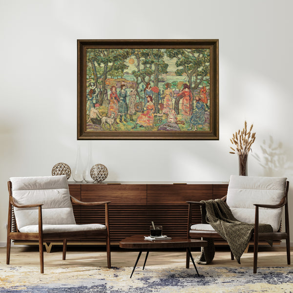 Maurice Prendergast - Figürlü Peyzaj Fine Art Baskı