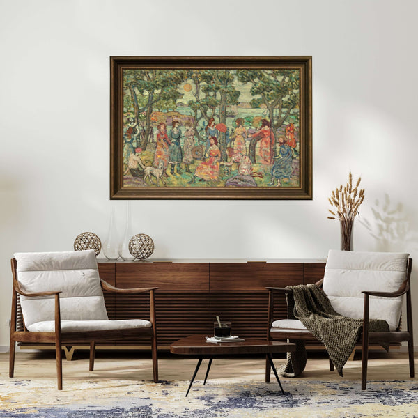 Maurice Prendergast - Figürlü Peyzaj Fine Art Baskı