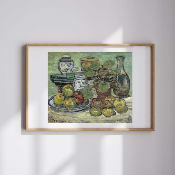 Maurice Prendergast - Elmalı Natürmort Fine Art Baskı