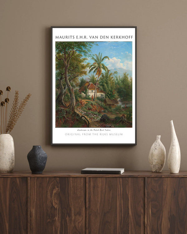 Maurits E.H.R. van den Kerkhoff - Hollanda Doğu Hint Adaları’nda Peyzaj çerçeve