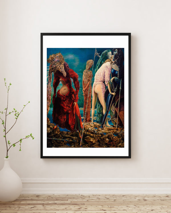 Max Ernst - Antipapa Çerçeve