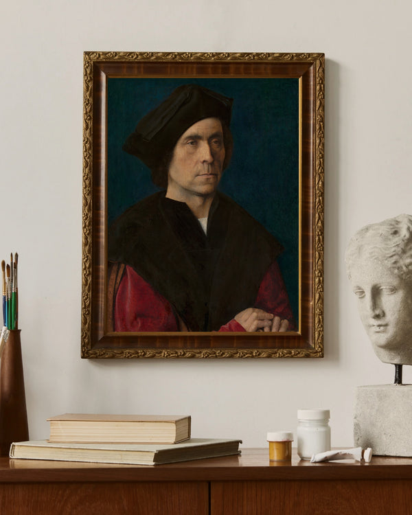 Michel Sittow - Bir Adamın Portresi çerçeve