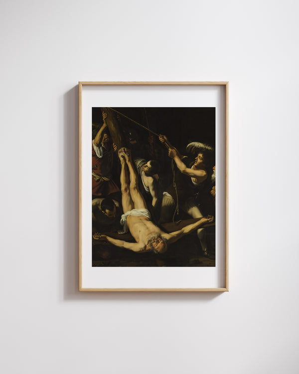 Michelangelo Merisi da Caravaggio - Aziz Petrus’un Şehadeti Fine Art Baskı