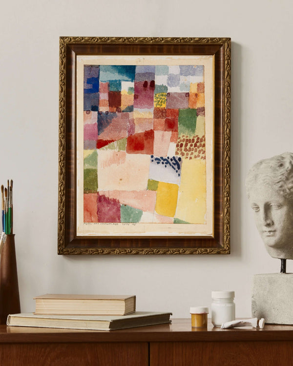 Paul Klee - Hammamet'ten Bir Manzara fine art baskı