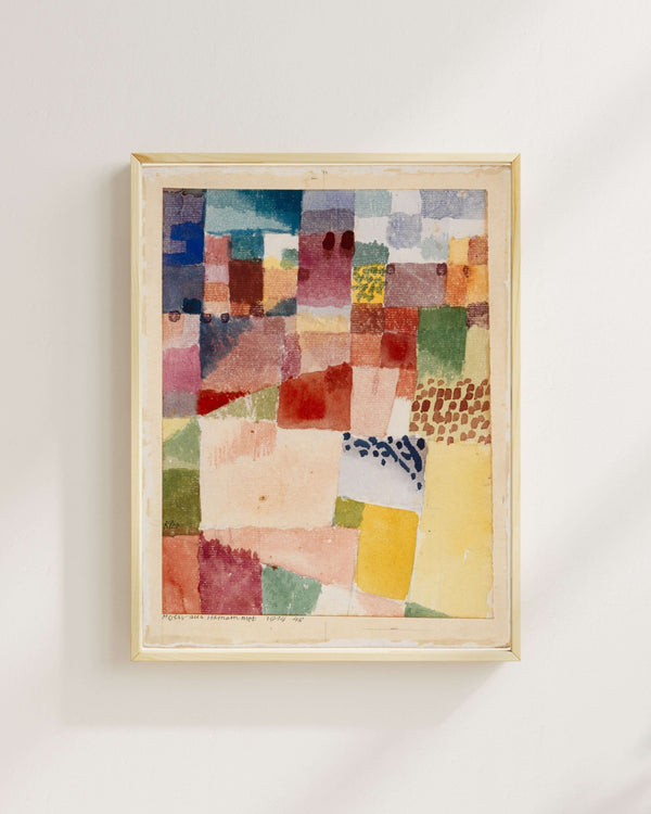 Paul Klee - Hammamet'ten Bir Manzara fine art baskı