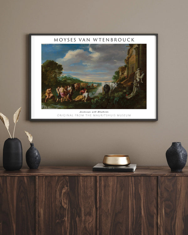 Moyses van Wtenbrouck-Landscape with Shepherds